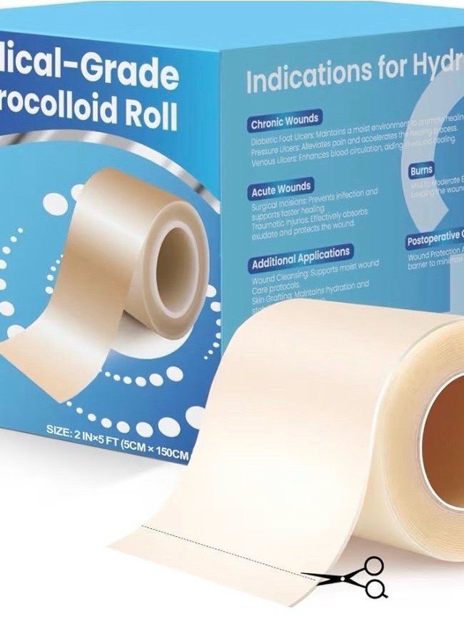 Hydrocolloid Roll Bandage (Ready To Ship)